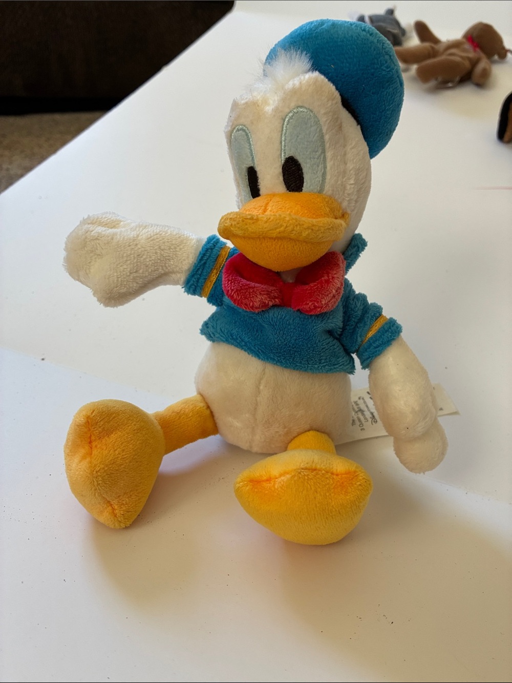 Disney Donald Duck Plush – Blue Outfit with Red Bow and Yellow Feet